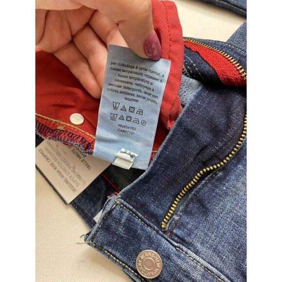 Tommy Hilfiger High Rise Jean Jeggings Women's‎ 24 Blue Slimming Pockets Stretch - Picture 13 of 16